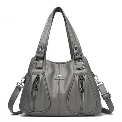 Genuine Leather Handbag - Livia