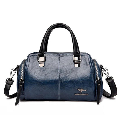 Genuine Leather Handbag - Jade