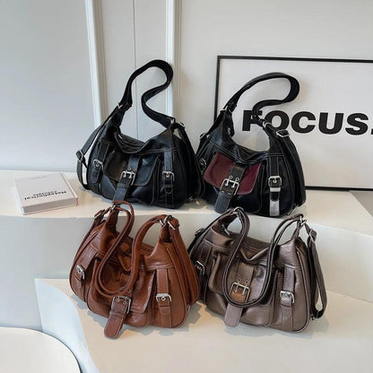 2-in-1 Genuine Leather Handbag - Sofia