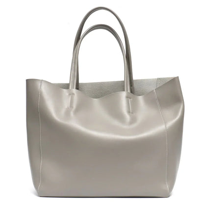 Genuine Leather Handbag - Kassia