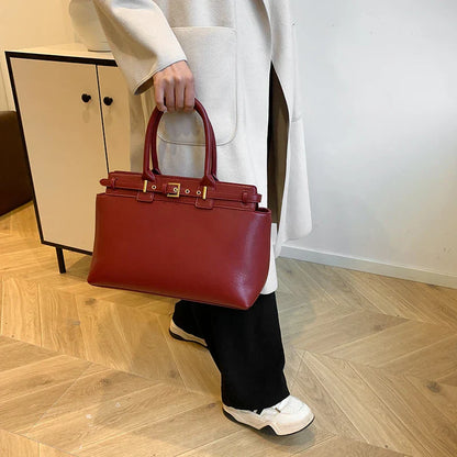 Genuine Leather Handbag - Faye