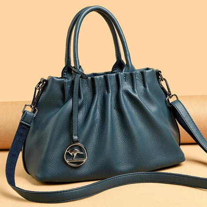 Genuine Leather Handbag - Italia