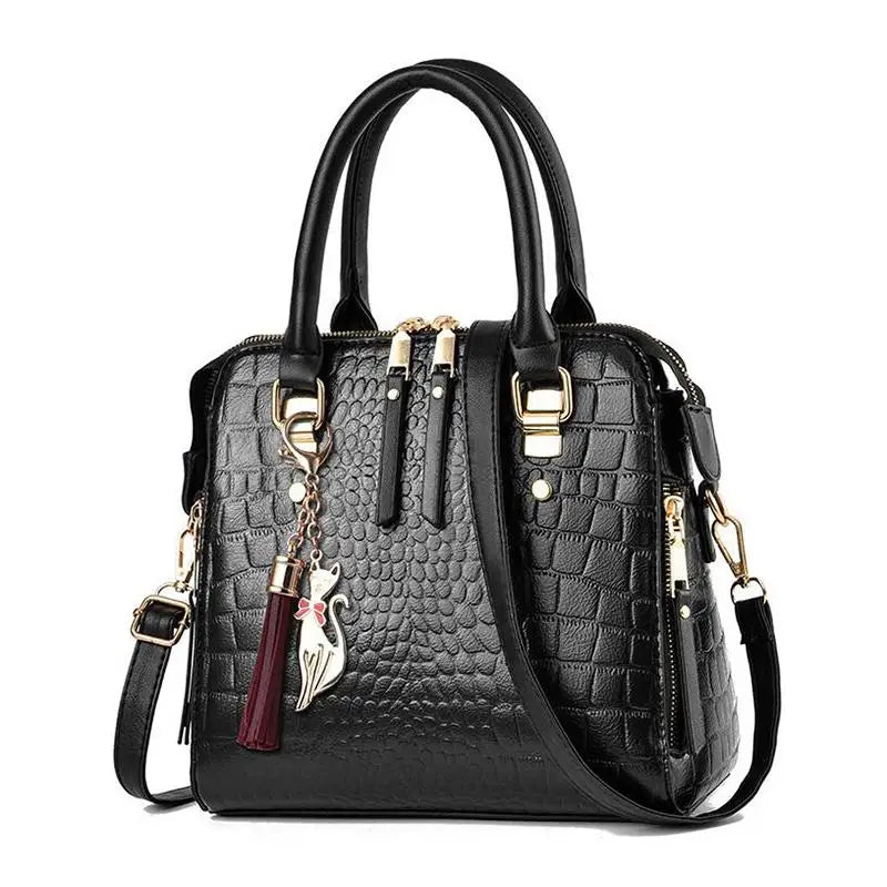 Handbag in Genuine Leather - Mia
