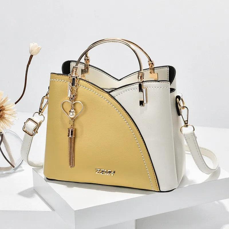 Genuine Leather Women's Handbag - Florenza