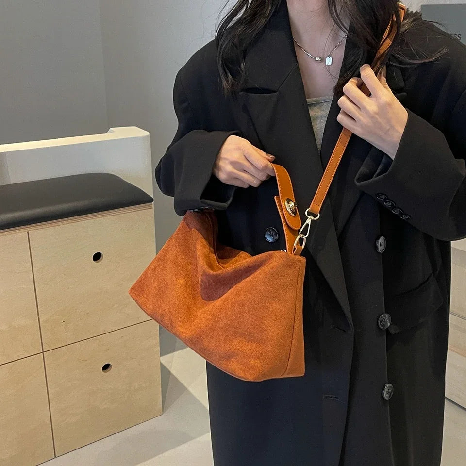 Suede Handbag - Yara
