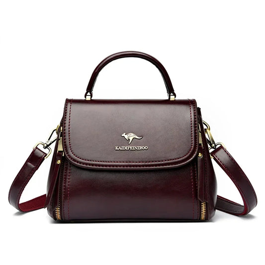 Handbag in Genuine Leather - Liora