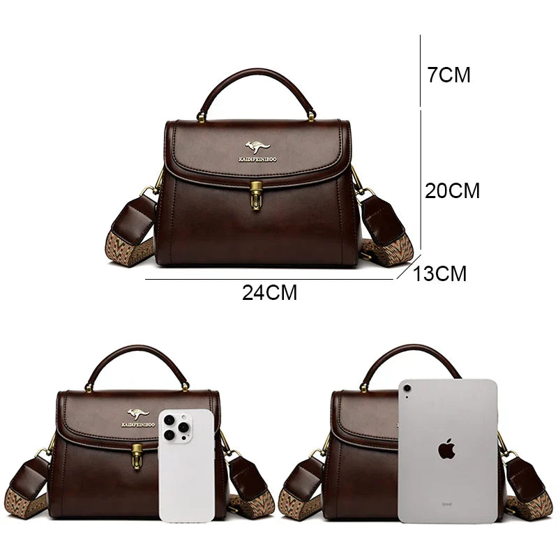 Handbag in Genuine Leather - Venis