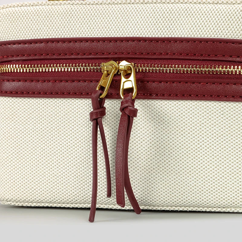 Fernanda Box Canvas Crossbody Bag