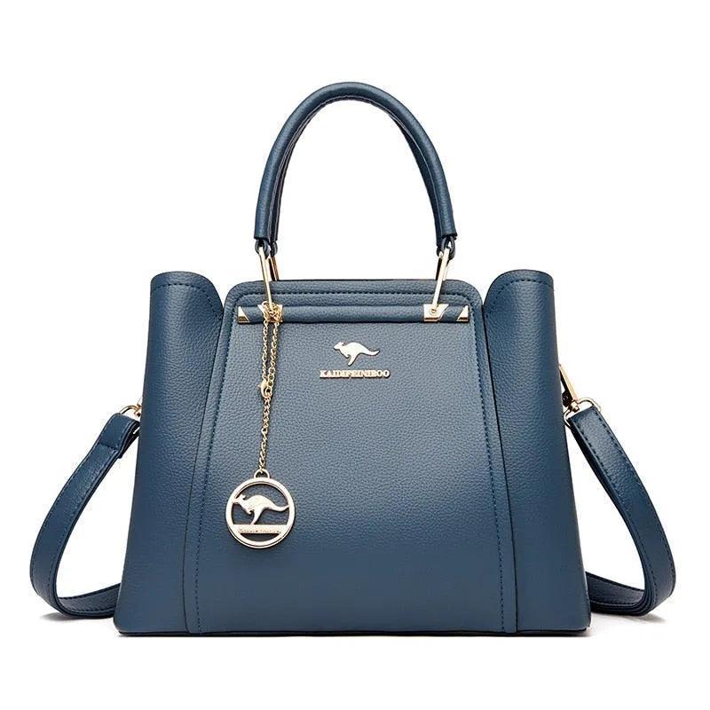 Luxurious Genuine Leather Crossbody Handbag - Style Couer