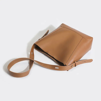 Genuine Leather Crossbody Handbag - Avery