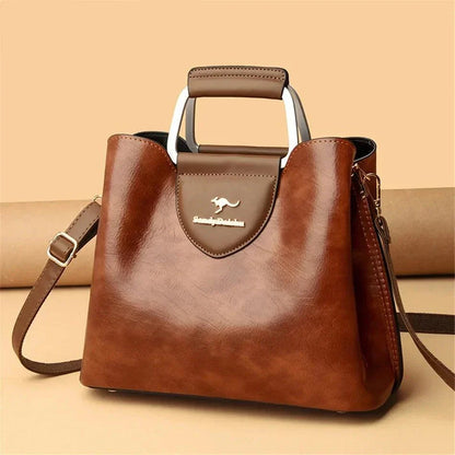 Genuine Leather Handbag - Maya