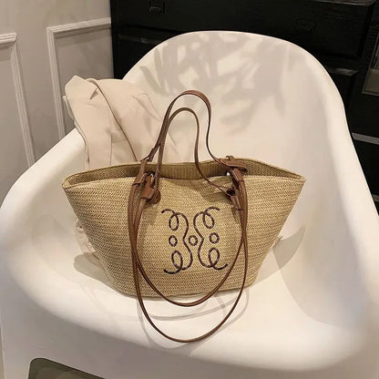 Louise Straw Handbag