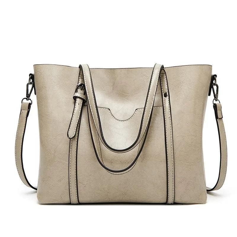 Genuine Leather Handbag - Glamour