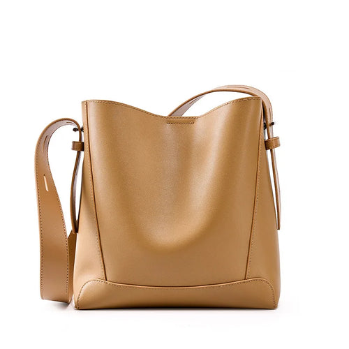 Genuine Leather Women's Handbag - Penélope