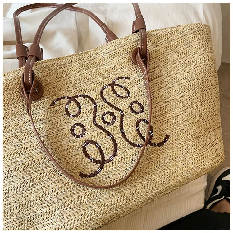 Louise Straw Handbag