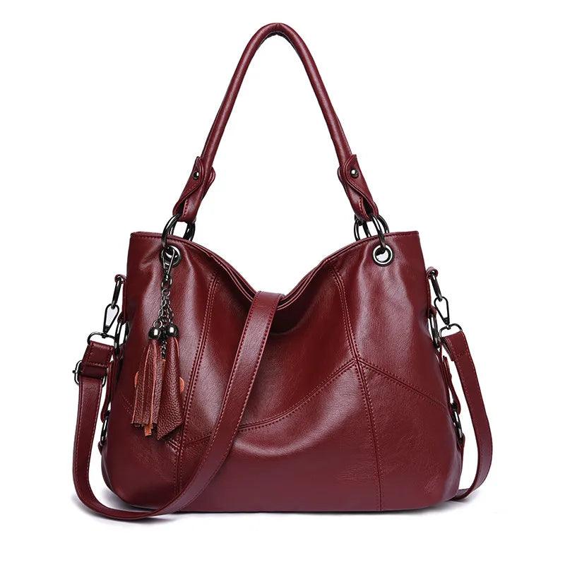 Genuine Leather Handbag - Catharina