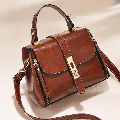Genuine Leather Handbag - Nina