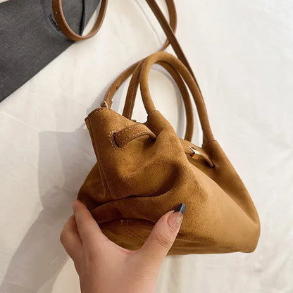 Suede Handbag - Liora