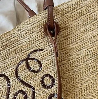 Louise Straw Handbag