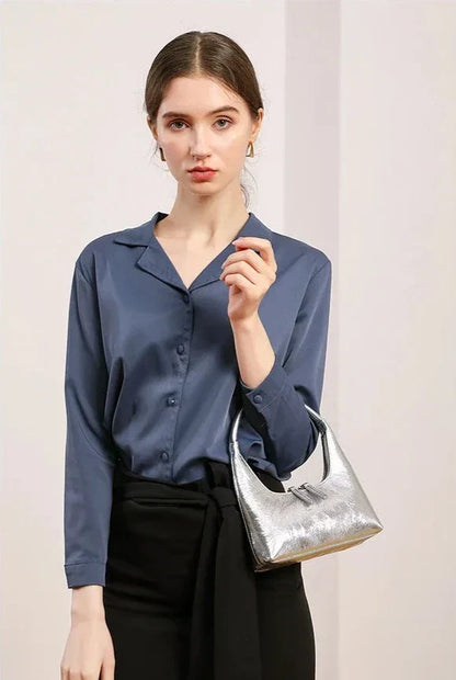 Genuine Leather Baguette Bag Aurora