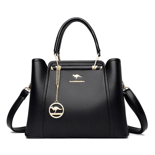 Luxurious Genuine Leather Crossbody Handbag - Style Couer