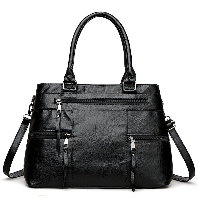 Handbag in Genuine Leather - Verse