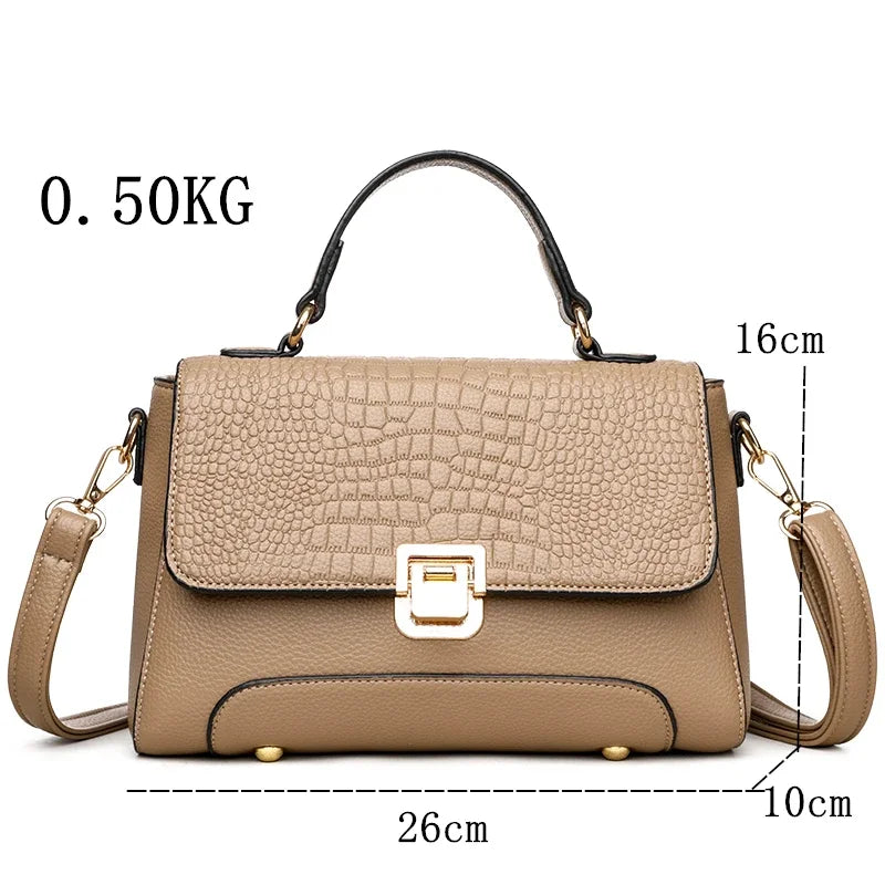Handbag in Genuine Leather - Crav
