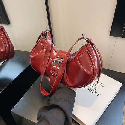 Small Genuine Leather Handbag - Az