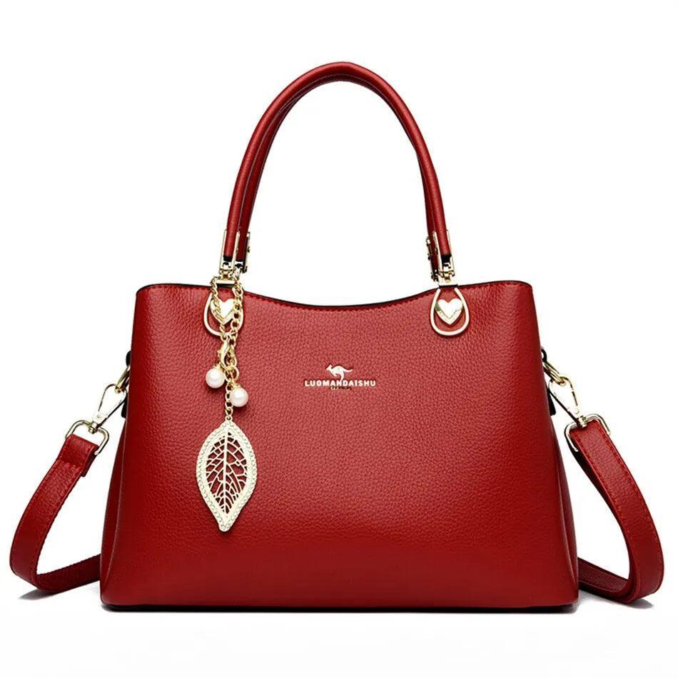 Genuine Leather Handbag - Luxily