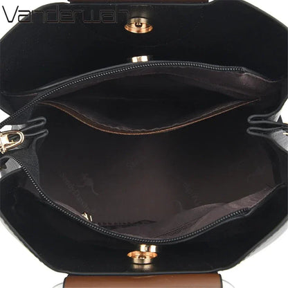 Genuine Leather Handbag - Maya