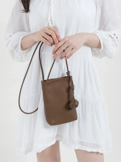 Small Genuine Leather Phone Bag Sarah