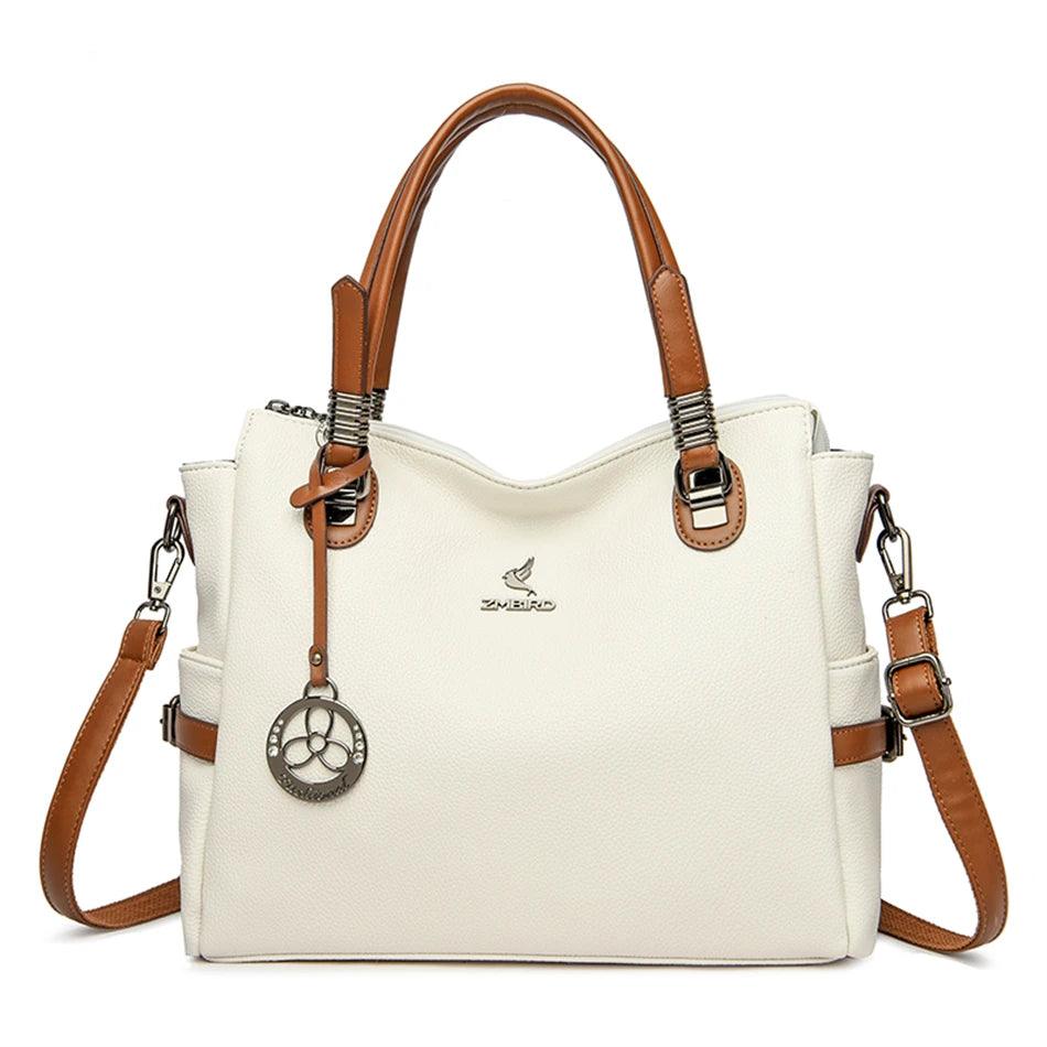 Genuine Leather Handbag - Helena