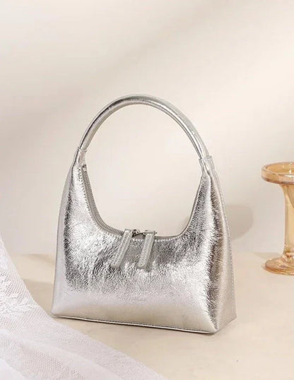 Genuine Leather Baguette Bag Aurora