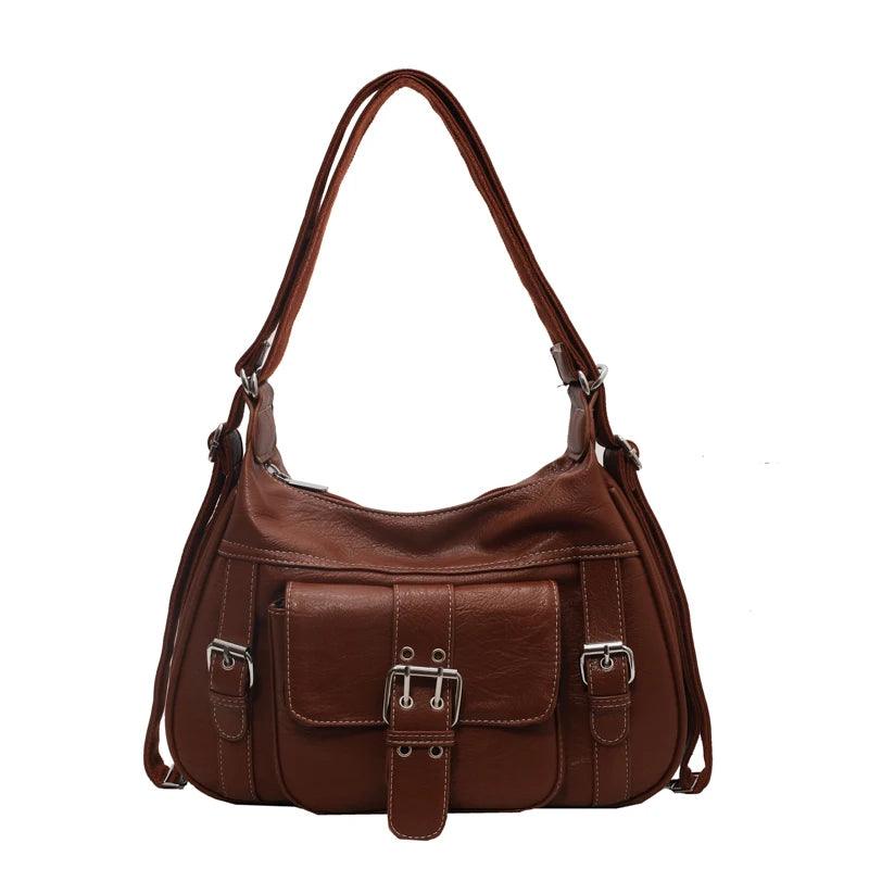 2-in-1 Genuine Leather Handbag - Sofia