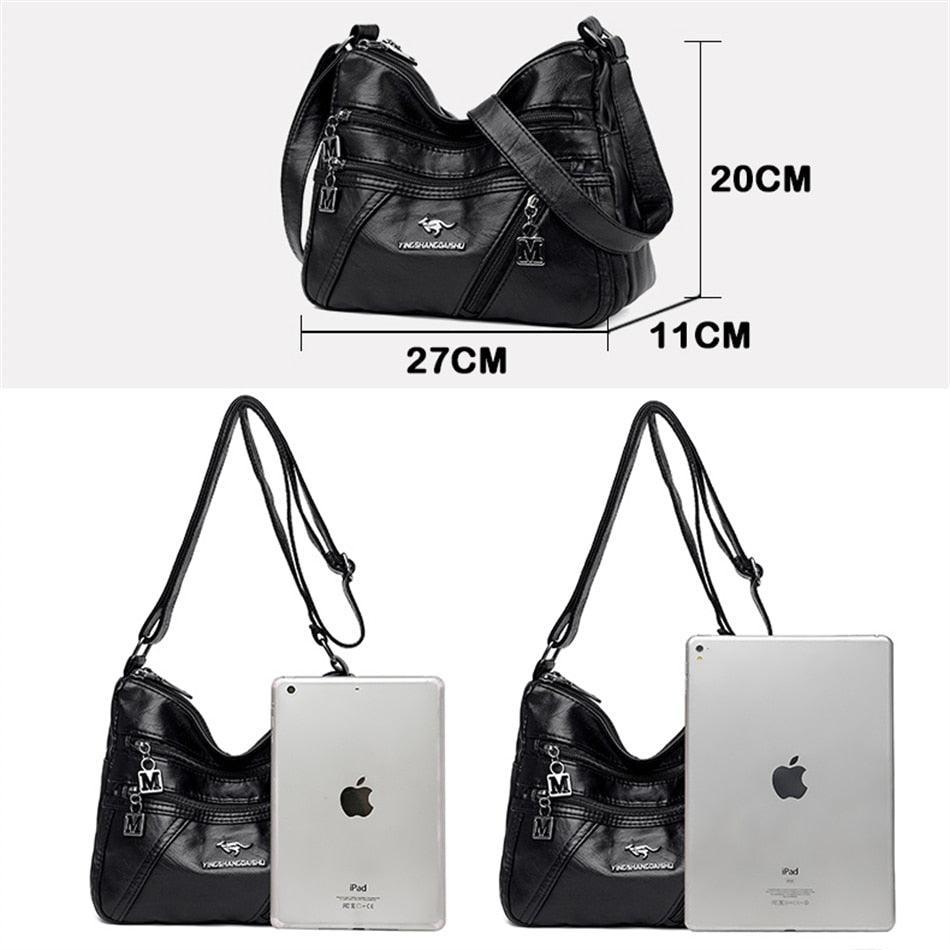 Genuine Leather Handbag - Maria