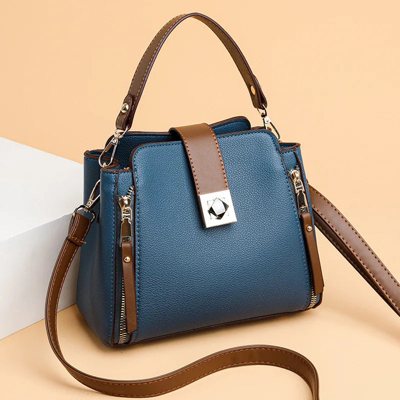 Genuine Leather Handbag - Masy