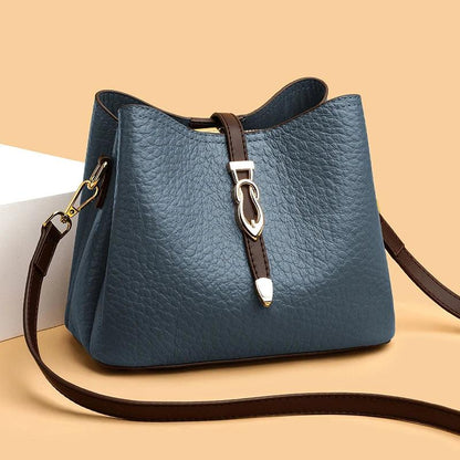 Genuine Leather Handbag - Donatela