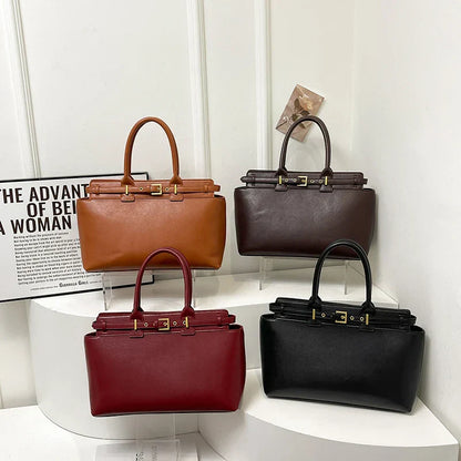 Genuine Leather Handbag - Faye