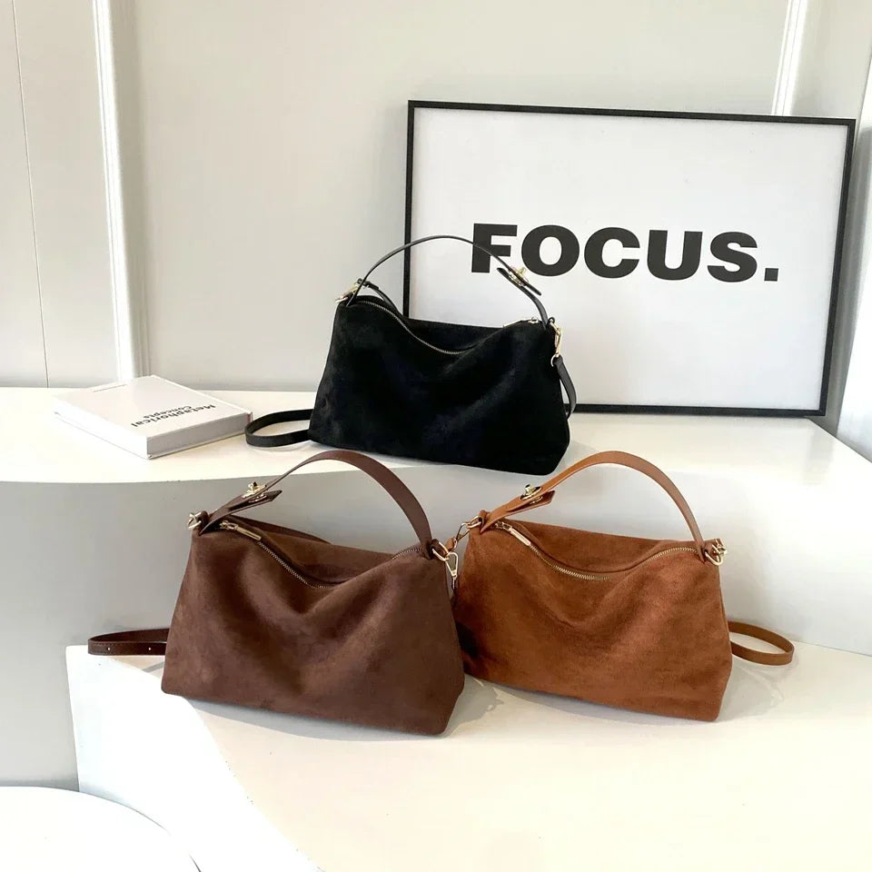 Suede Handbag - Yara