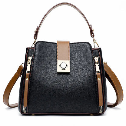 Genuine Leather Handbag - Masy