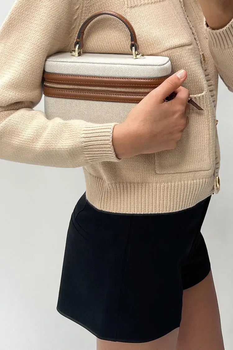 Fernanda Box Canvas Crossbody Bag