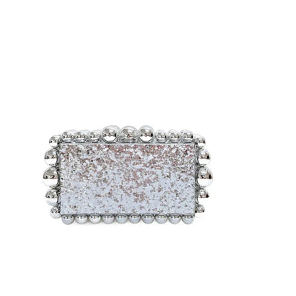 Marbled Acrylic Clutch Handbag