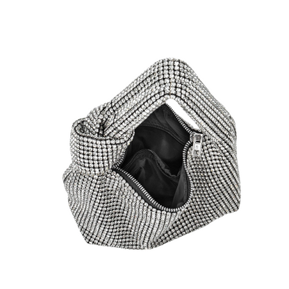 Fabiana Glitter Baguette Bag