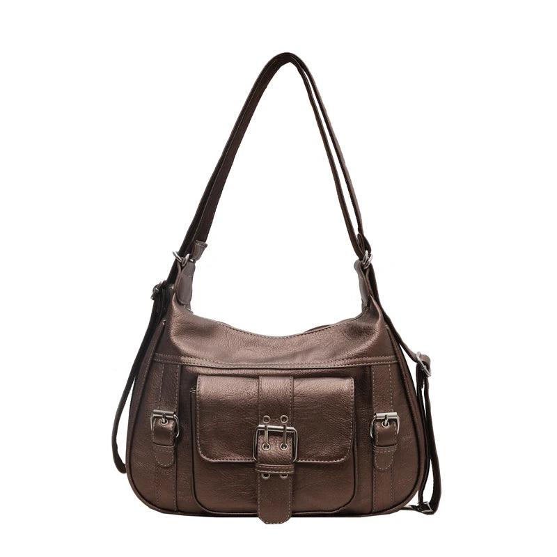 2-in-1 Genuine Leather Handbag - Sofia