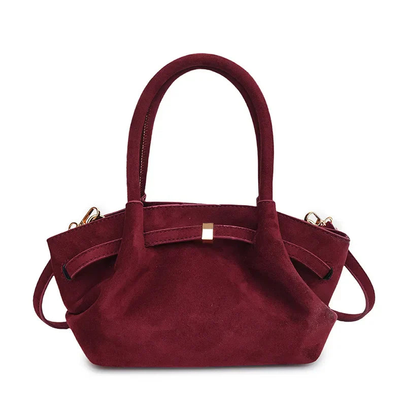 Suede Handbag - Liora