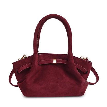 Suede Handbag - Liora