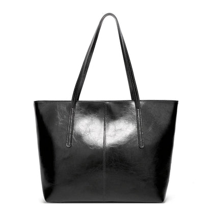Genuine Leather Women's Handbag - Ness