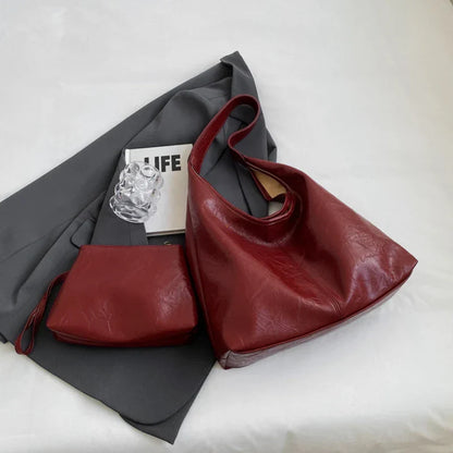 Handbag in Genuine Leather - Erica