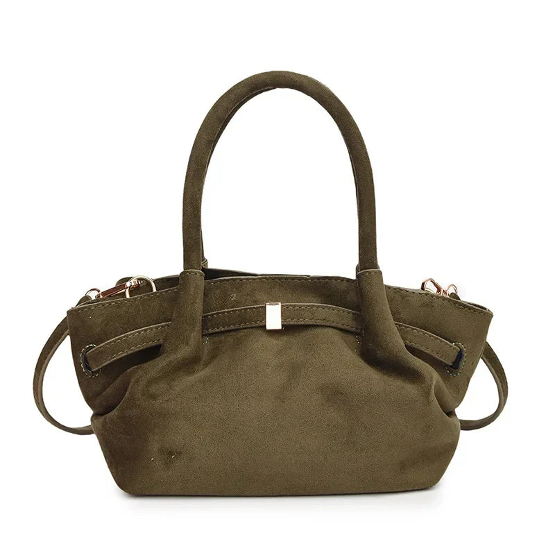 Suede Handbag - Liora