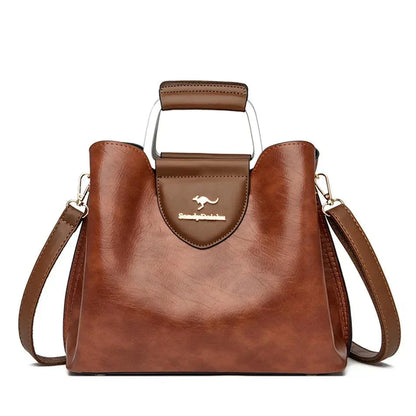 Genuine Leather Handbag - Maya